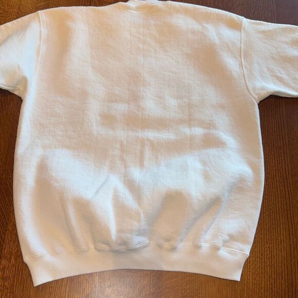 Vintage 80’s 90’s Lee Heavyweight White Graphic Sweatshirt Embroidered San Franc - Picture 11 of 11